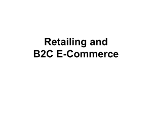 Offline Retailing and B2C E