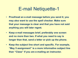 E-mail Netiquette-1