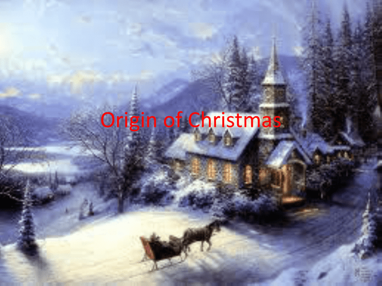 origin-of-christmas