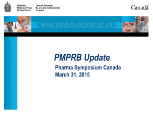 Canada*s Patented Medicine Prices Review Board