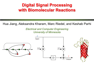 Digital Signal Processing - The Circuits and Biology Lab at UMN