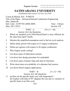 Advanced Internal Combustion Engineering Exam Paper