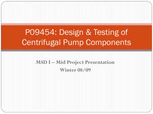 Design & Manufacture Centrifugal Pump Components