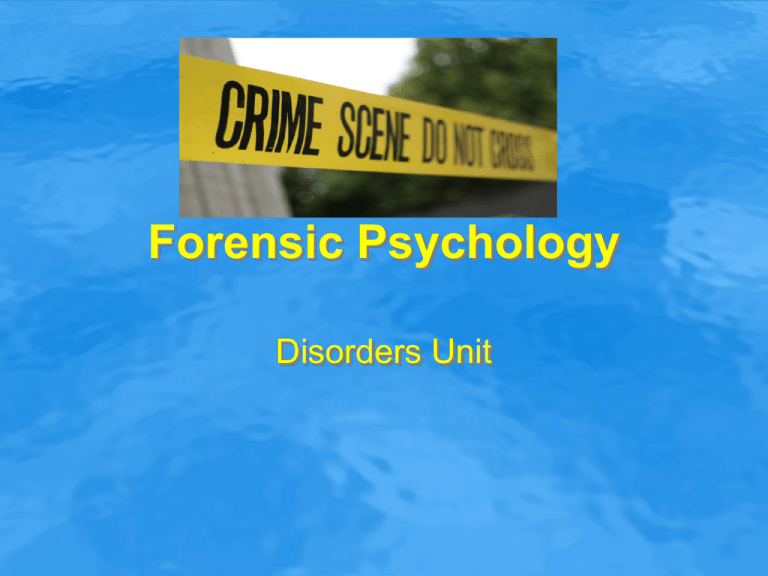 Forensic Psychology