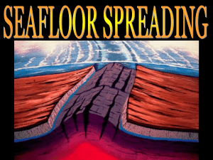 Ch. 13 Seafloor Spreading