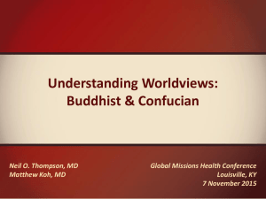 Buddhism - Global Missions Health Conference
