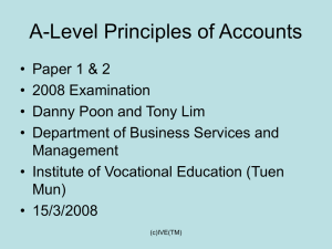 A Level PA Exam Paper Review Powerpoint