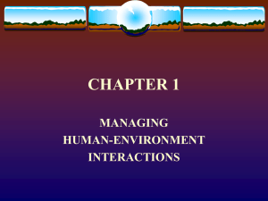Environmental Management Chapter 1