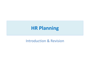 HR Planning - kau.edu.sa