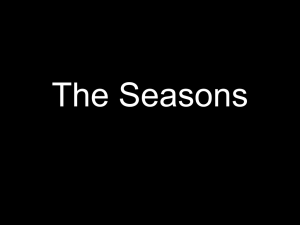 The Seasons - verbetensocialstudies