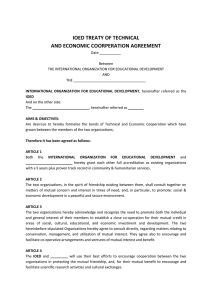 Organizational Partnership
