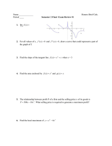 Final Review #1