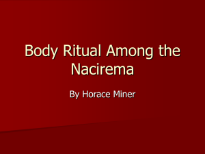 Nacirema Body Ritual: Satire & American Culture Analysis