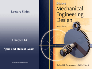 Spur and Helical Gears: Design & Analysis