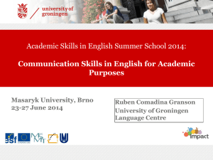 Classroom Communication - IS MU