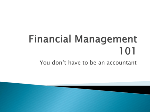 SERDI Panel Financial Management 101