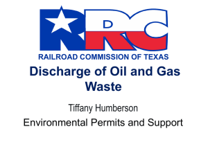Discharges - Railroad Commission of Texas