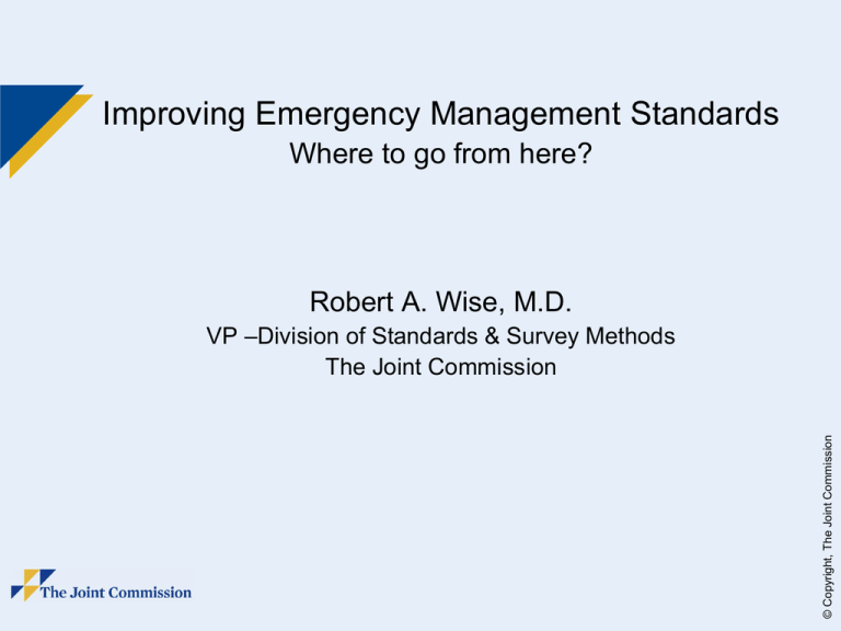 The Joint Commission Light PP Presentation