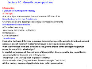 Chapter 4C Growth Decomposition
