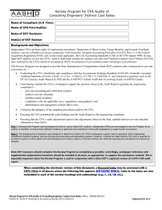IRS AUDIT WORKPAPER: Interview Pro Forma