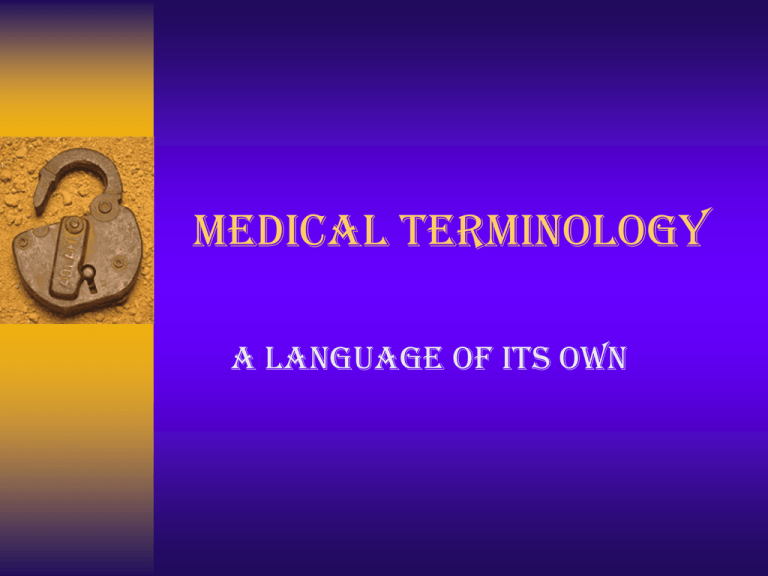 Define Surgery Medical Terminology