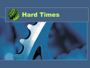 Hard Times - TeacherWeb