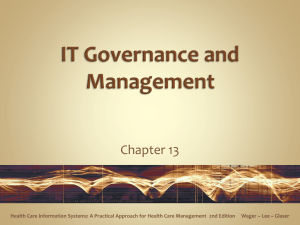 IT Governance and Management - Cal State LA