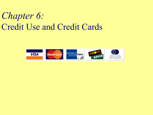 Introduction to Consumer Credit