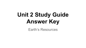 Unit 2 Study Guide Answer Key