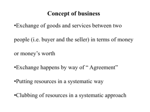 Concept of business
