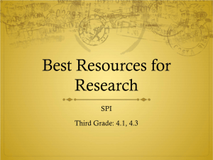 Best Resources for Research