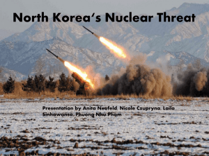 Team 5: North Korea's Nuclear Threat