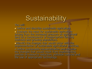 Sustainability