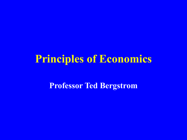 Principles Of Economics