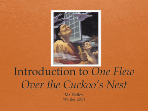 Introduction to One Flew Over the Cuckoo*s Nest