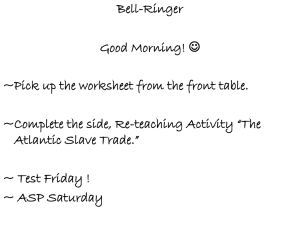 Columbian Exchange & Global Trade Presentation