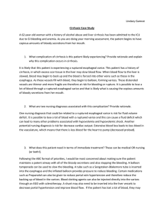 Lindsey Gamrat Cirrhosis Case Study A 62-year