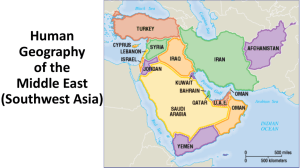 Physical Geography of the Middle East
