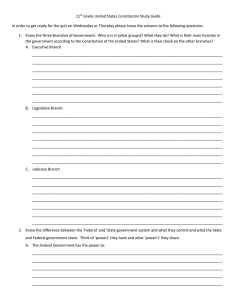 11th Grade United States Constitution Study Guide In order to get
