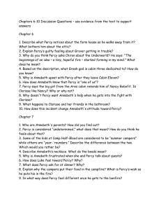 Percy Jackson Chapters 6-10 Discussion Questions