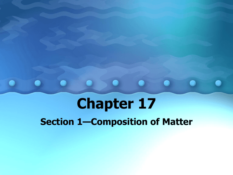 Chapter 17 Palmer ISD