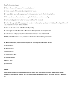 Test - Executive Branch