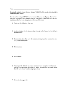 Study sheet for 5-1