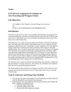 Java Text Processing Lab: Strings & Wrappers