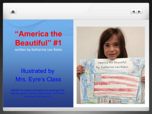 America - Mrs. Eyre's Class