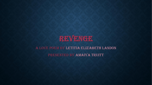 Revenge poem powerpoint Amaiya Truitt