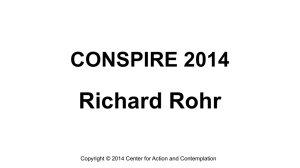 Levels of Consciousness & Faith Development - Richard Rohr