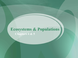 Principles of Ecology