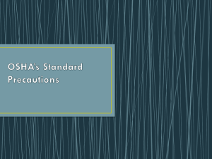 OSHA's Standard Pre