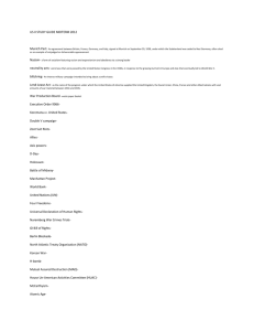 US II STUDY GUIDE MIDTERM 2012